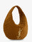 Saint Laurent Icare Hobo suede handbag - Orange Caramel Cogn