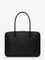 Saint Laurent Sac de Jour in Box leather handbag with metal padlock detail - Nero