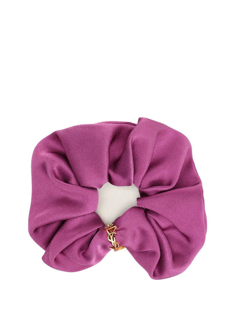 Saint Laurent Scrunchie Cassandre - Rose