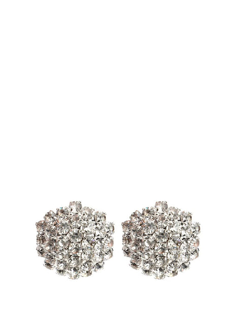 Self-Portrait Flower Earrings - Silver