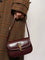 Saint Laurent Solferino Mini leather shoulder bag - Hot Wine