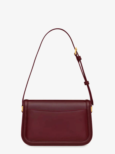 Saint Laurent Solferino Mini leather shoulder bag - Hot Wine
