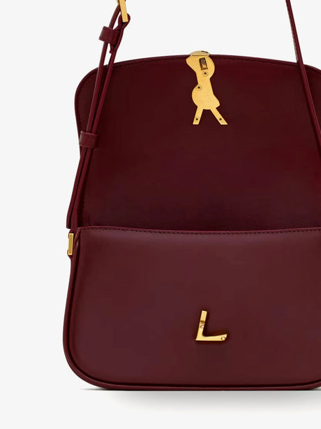 Saint Laurent Solferino Mini leather shoulder bag - Hot Wine