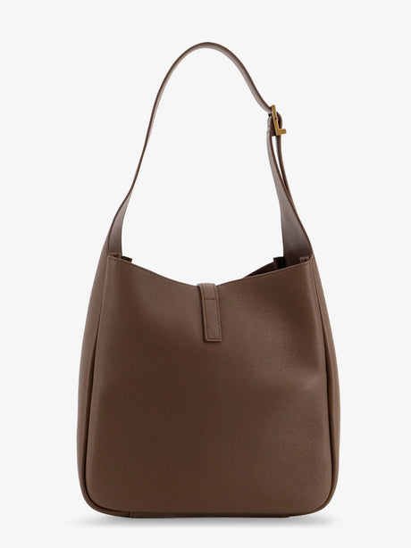 Saint Laurent Le 5 à 7 Small leather shoulder bag - New Pecan Brown
