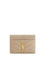 Saint Laurent Monogram Card Holder - Beige