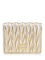 Miu Miu Matelasse Wallet - Gold
