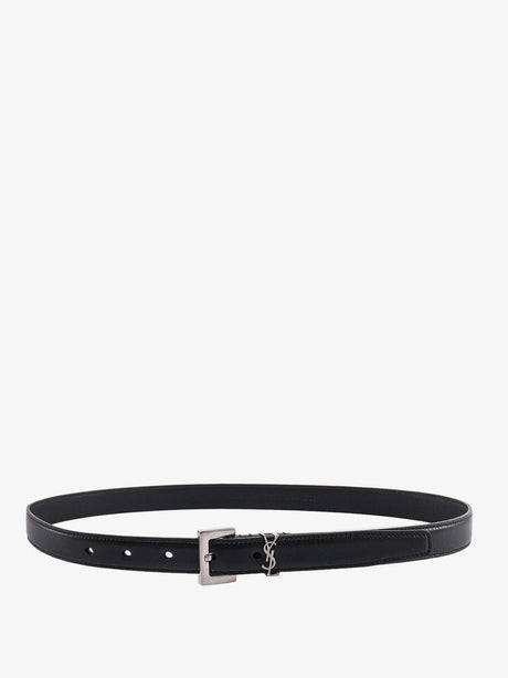 Saint Laurent Leather belt - Nero