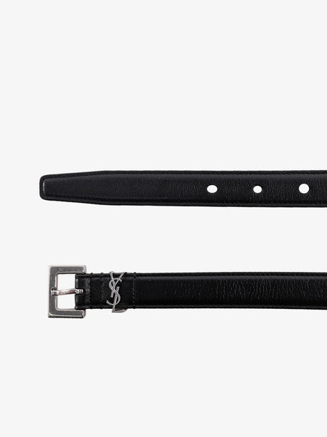 Saint Laurent Leather belt - Nero