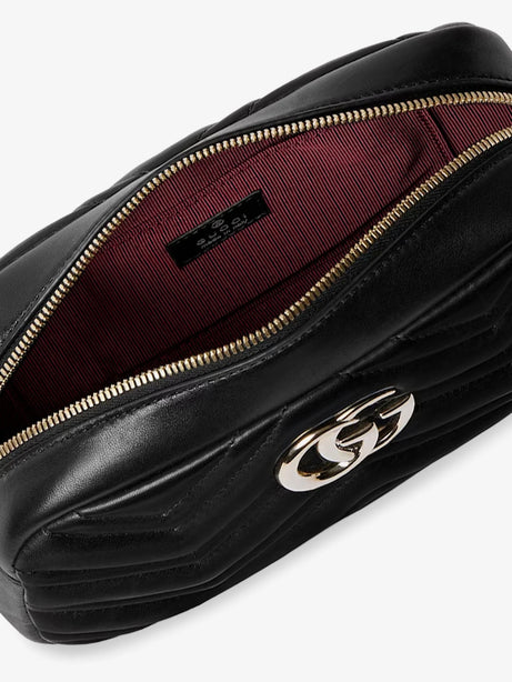 Gucci GG Marmont leather camera bag - Black