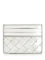 Bottega Veneta Mirror Card Holder - Silver