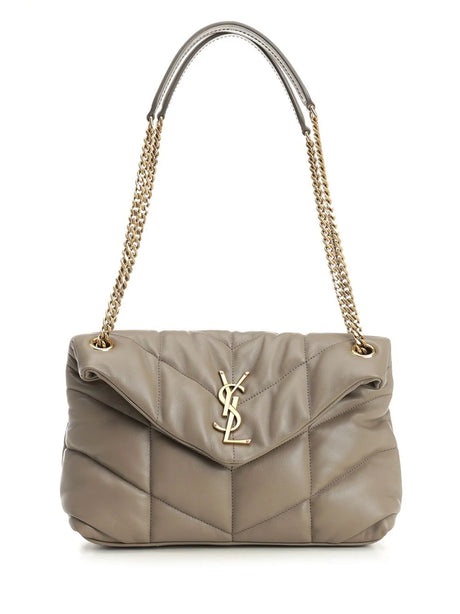 Saint Laurent Small Puffer Bag - Grey