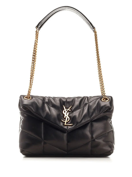 Saint Laurent Small Puffer Bag - Black