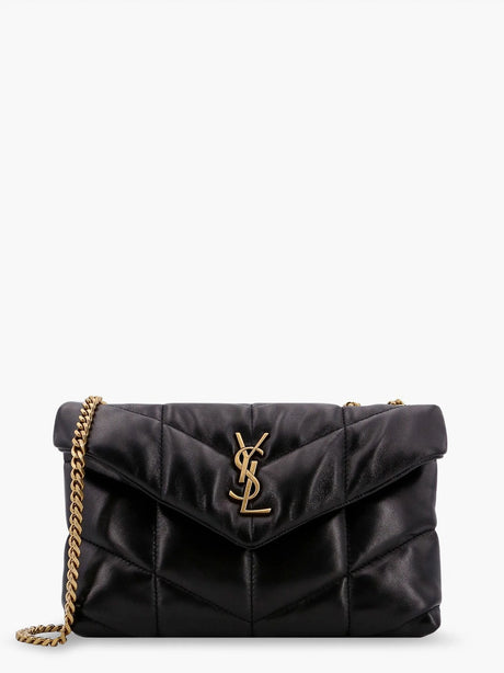 Saint Laurent Loulou Puffer Toy matelassé leather crossbody bag - Nero