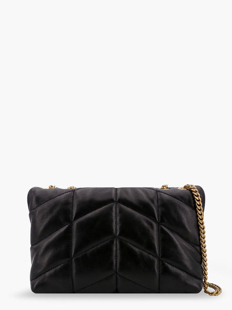 Saint Laurent Loulou Puffer Toy matelassé leather crossbody bag - Nero