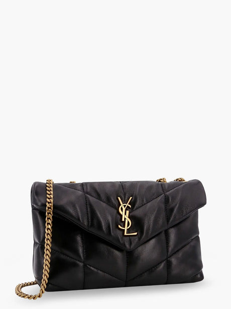 Saint Laurent Loulou Puffer Toy matelassé leather crossbody bag - Nero