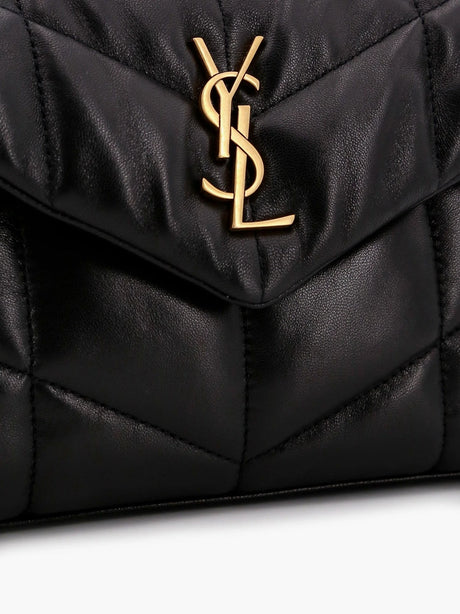 Saint Laurent Loulou Puffer Toy matelassé leather crossbody bag - Nero