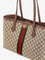 Gucci Coated canvas Ophidia shopping bag with Supreme GG fabric - Beige