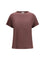 Brunello Cucinelli Cashmere glitter T-shirt - Rhubarb