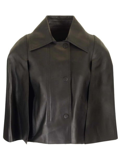 Toteme Nappa Cape - Black