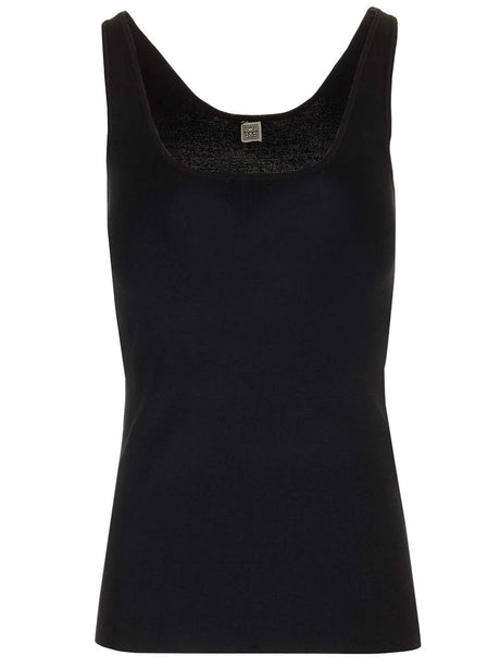 Toteme Black Knitted Tank Top
