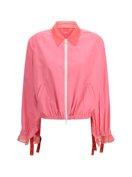 Fendi Bomber Blouson in technical viscose - Azalea-26