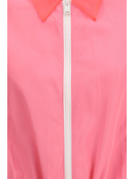 Fendi Bomber Blouson in technical viscose - Azalea-26