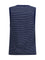 Ami Paris Striped cotton tank Top - Encre/Blanc