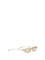 Balenciaga Gossip rectangular Sunglasses - Light Gold/Brown
