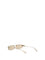 Balenciaga Gossip rectangular Sunglasses - Light Gold/Brown