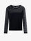 Pinko Love Birds lace jersey sweater - Nero