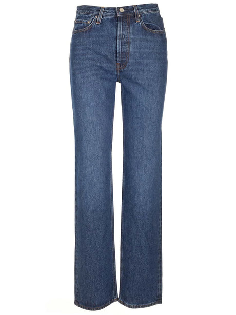 Toteme Straight Leg Jeans - Blue