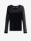 Pinko Love Birds lace jersey sweater - Nero