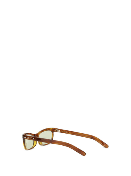 Valentino Garavani Rectangular acetate Sunglasses - 5