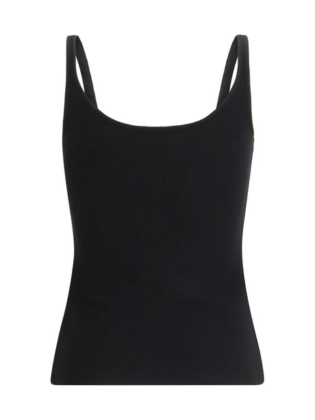 Off-White Off Stamp Rib Tank Top - Black-White