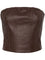 Amiri Leather Bustier - Brown