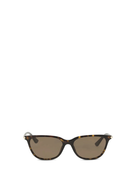 Alexander Mcqueen Cat-Eye Sunglasses - Wood