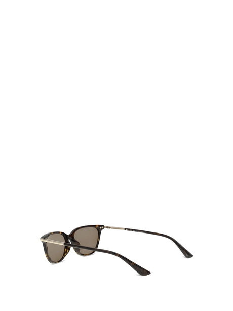 Alexander Mcqueen Cat-Eye Sunglasses - Wood
