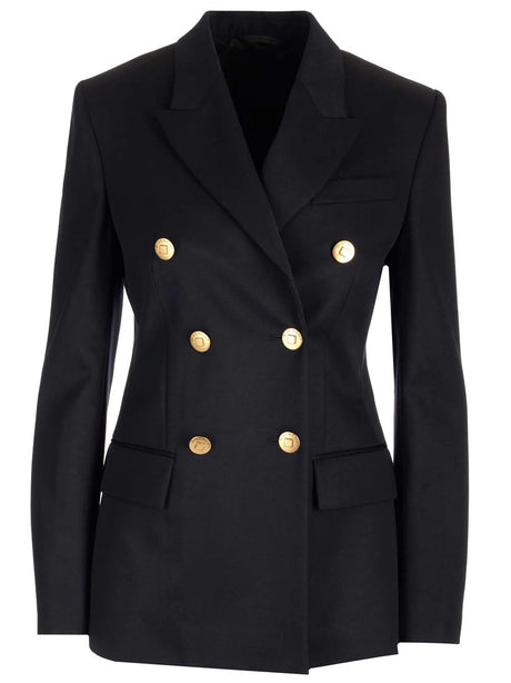 Givenchy Blue Double-Breasted Blazer