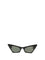 Alexander Mcqueen Cat-eye Sunglasses with pointed tips - Black/Smoke