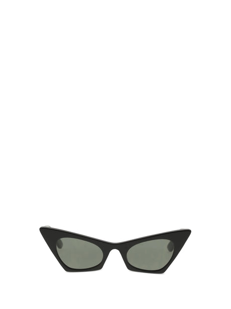Alexander Mcqueen Cat-eye Sunglasses with pointed tips - Black/Smoke