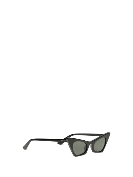 Alexander Mcqueen Cat-eye Sunglasses with pointed tips - Black/Smoke