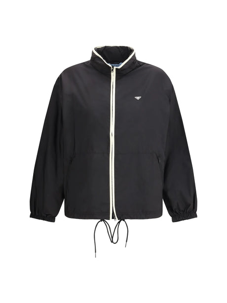 Prada Re-Nylon Blouson - Nero+Vaniglia