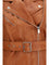 Pinko Gypsy biker-style Vest - Brown Cream Di Moca