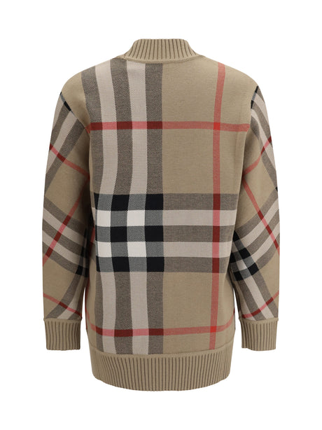 Burberry Check Archive wool Sweater - Archive Beige