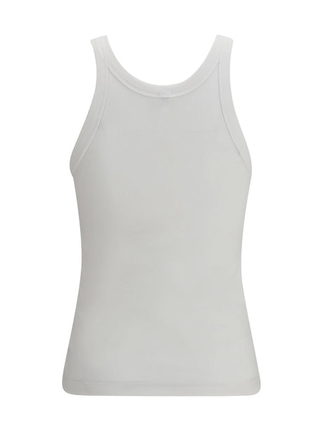 Toteme Ribbed cotton Tank Top - White