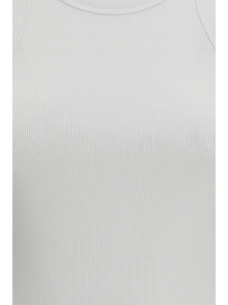 Toteme Ribbed cotton Tank Top - White