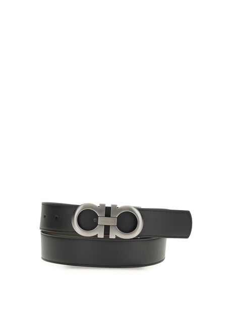 Ferragamo Double Belt - Black