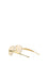 Bottega Veneta Aviator Sardine Sunglasses - Gold-Gold-Brown