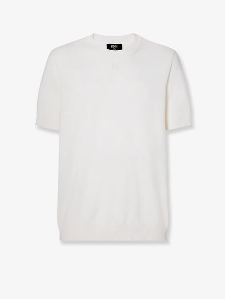 Fendi Cotton and cashmere sweater - Bianco