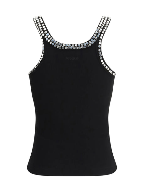 Pinko Coriandoli Top - Black Limousine